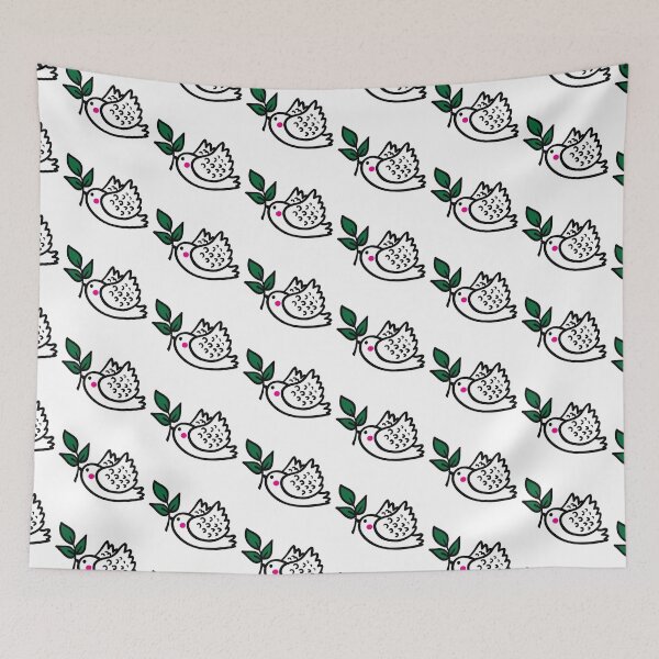 Item preview, dove with a leaf designed and sold by jazzydevil.