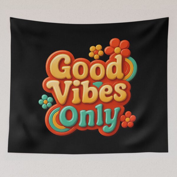 Item preview, Good Vibes Only – typo with energy designed and sold by Girih.