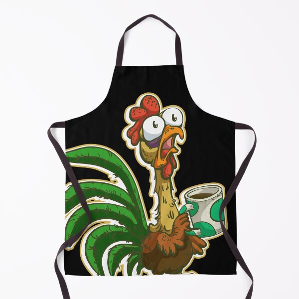 Item preview, Rooster Chicken Coffee Cartoon designed and sold by iduzarts.