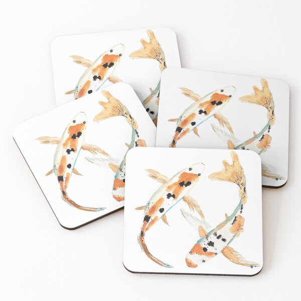 Item preview, Watercolor Koi Fish – Tranquil Japanese-Inspired Art designed and sold by Monika Howarth.