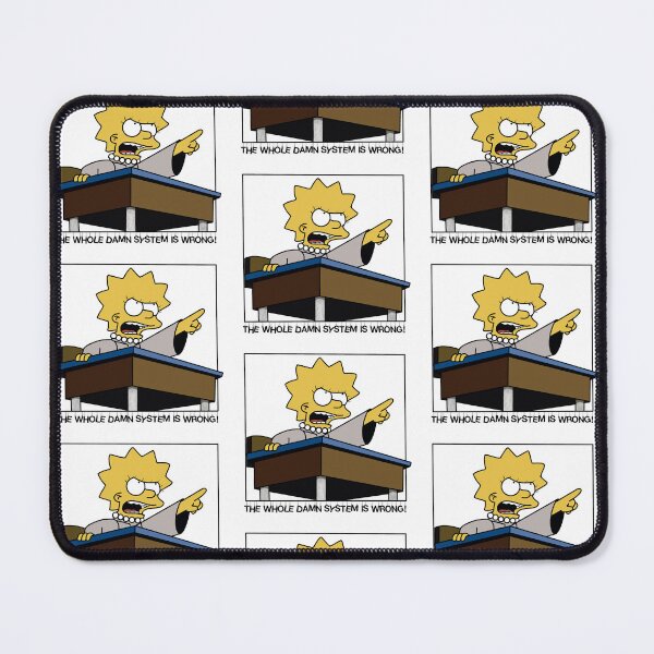 Item preview, The Whole Dam System Is Wrong! Lisa Simpson Szn 9 Ep 14 designed and sold by 2CRE8IVE4925.