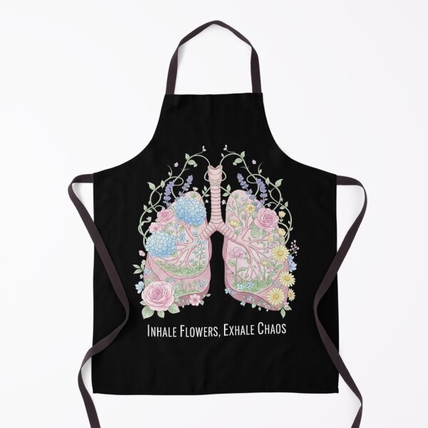 Item preview, Floral Lungs Inhale Flowers, Exhale Chaos – Botanical Anatomy Art for Mindful Souls designed and sold by Bowniko^^.