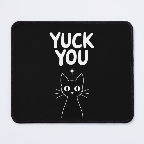 Item preview, Yuck You Cat PNG | Funny Black Cartoon Cat Graphic designed and sold by solo-shopp.