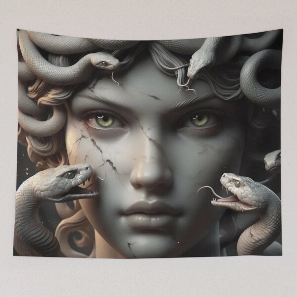 Item preview, Medusa Eyes Like Ruin designed and sold by Woven-myth.