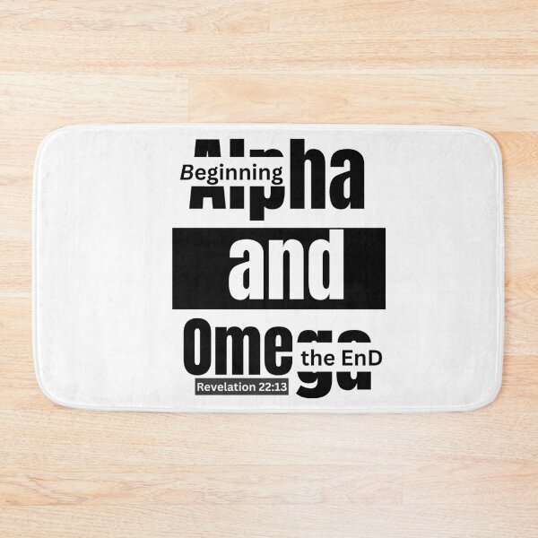 Item preview, powerfully highlights Jesus as the "Beginning and the End" designed and sold by Living-Word.