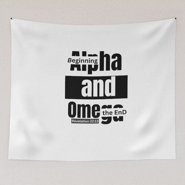 Item preview, powerfully highlights Jesus as the "Beginning and the End" designed and sold by Living-Word.