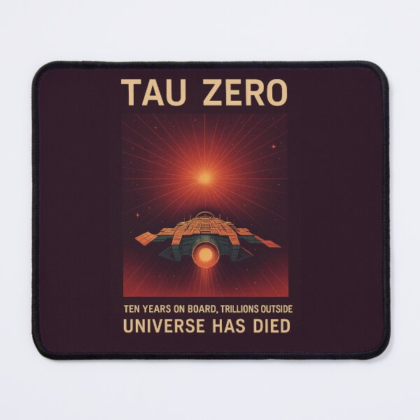 Item preview, Tau Zero Vintage Sci‑Fi Poster T‑Shirt & More designed and sold by Joey Mansell Shop.