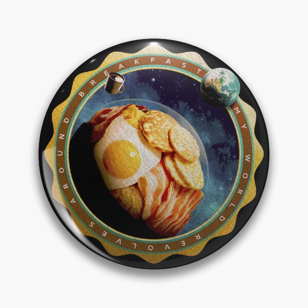 Item preview, Mi mundo gira en torno al desayuno – Camiseta divertida de Planet Food designed and sold by Spaabus.