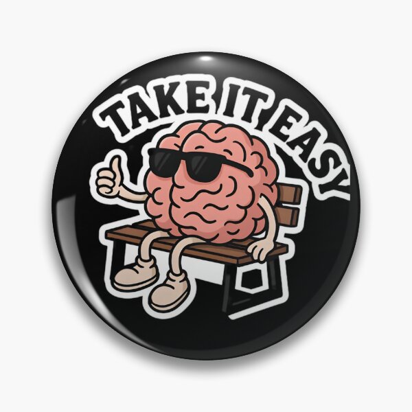 Item preview, Cool Brain Vibes – Take It Easy Art designed and sold by Amr Siam.