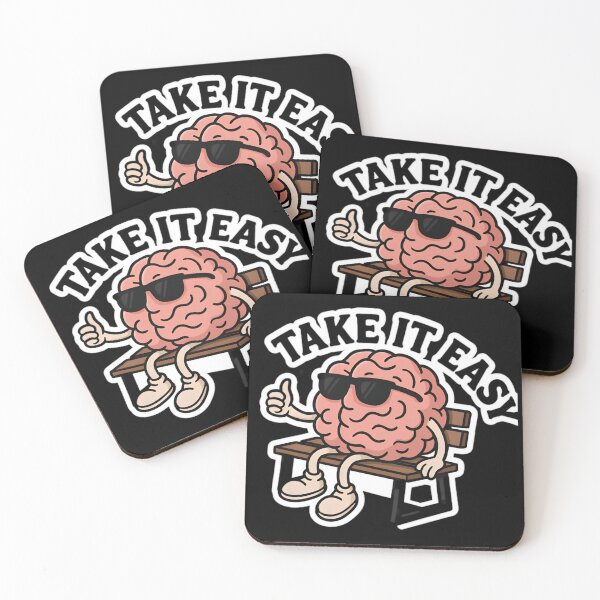 Item preview, Cool Brain Vibes – Take It Easy Art designed and sold by Amr Siam.