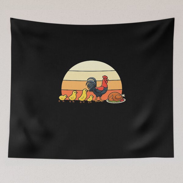 Item preview, Funny Chicken Life Cycle Evolution to Roast T-Shirt Design designed and sold by Uglyandcute.