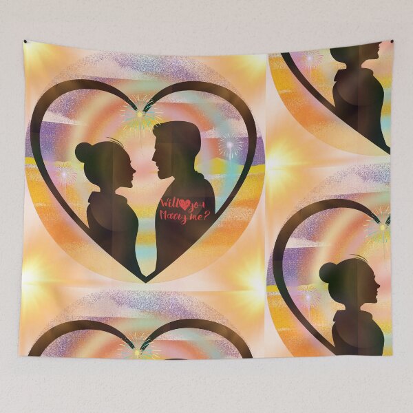 Item preview, Will You Merry Me? – Fun Christmas Proposal Design designed and sold by Luckangel.