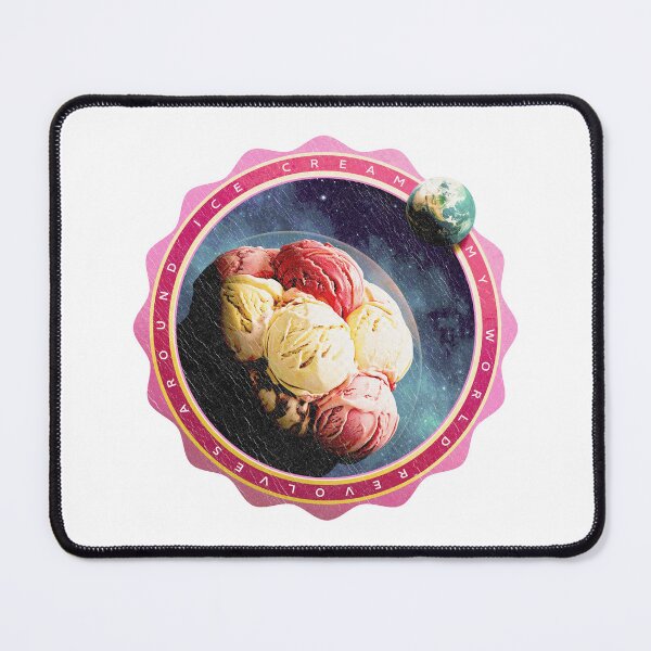Item preview, My World Revolves Around Ice Cream – Sweet Space Planet Design designed and sold by Spaabus.