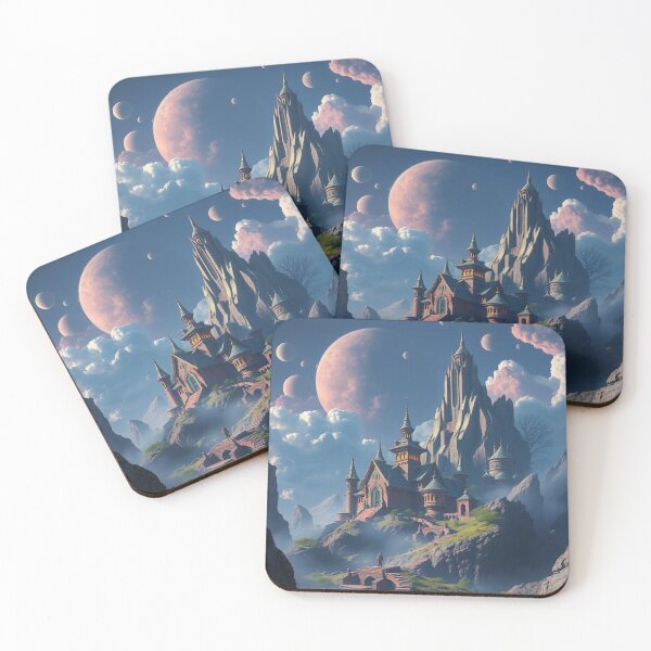 Item preview, Mystical Planetary Castle in a Dreamlike Fantasy World designed and sold by Uniquely Yours.