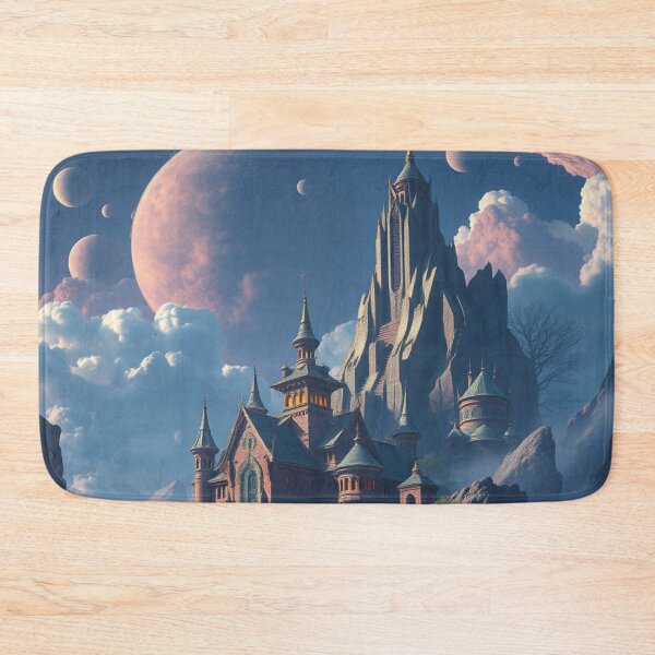 Item preview, Mystical Planetary Castle in a Dreamlike Fantasy World designed and sold by Uniquely Yours.