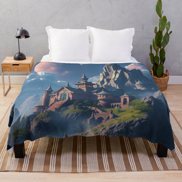Item preview, Mystical Planetary Castle in a Dreamlike Fantasy World designed and sold by Uniquely Yours.