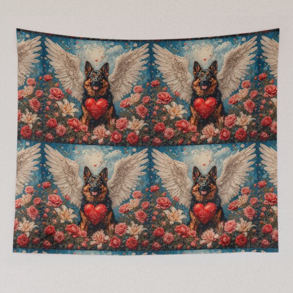 Item preview, German Shepherd dog in a fantastic forest. designed and sold by Natalia-Vlad.