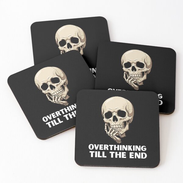 Item preview, Thinking Skull - Thinking Until the End designed and sold by TheSkullRoom.