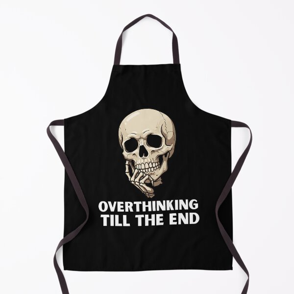 Item preview, Thinking Skull - Thinking Until the End designed and sold by TheSkullRoom.