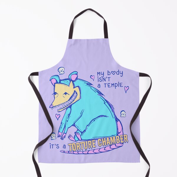 Item preview, my body isn’t a temple, it’s a torture chamber possum designed and sold by crestfallenmermaid.