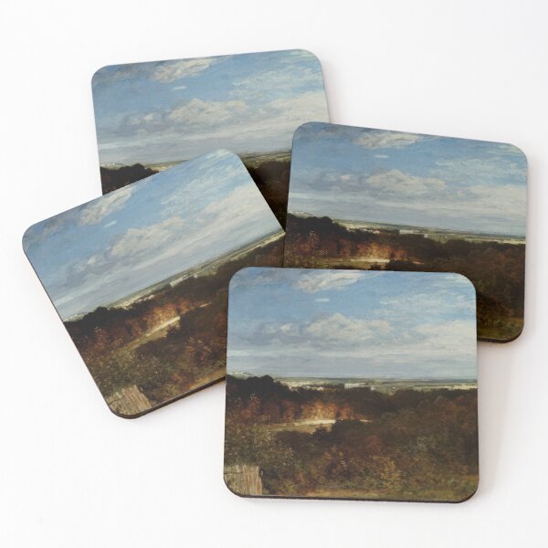 Item preview, A View Towards The Seine From Suresnes   Realism by Constant Troyon designed and sold by Jimenezzayy.