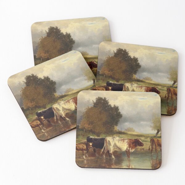 Item preview, Calf cows at the marl by Constant Troyon designed and sold by Jimenezzayy.