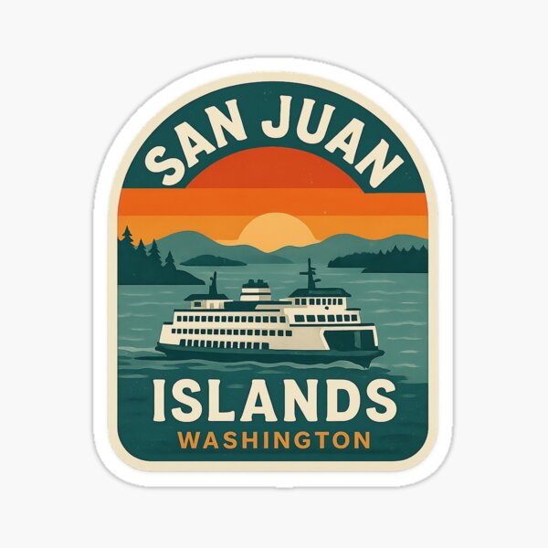 Item preview, San Juan Islands designed and sold by J² Sticker Co.