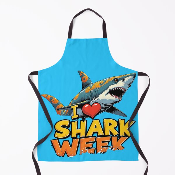 Item preview, I Love Shark Week – Fierce Shark Retro Graphic designed and sold by GingerFay.