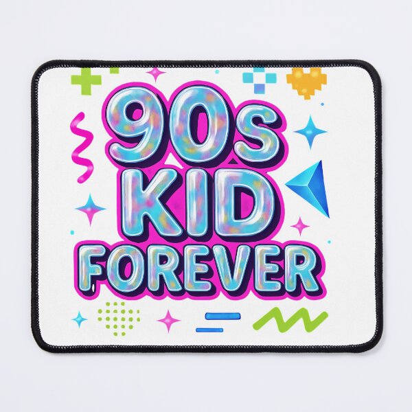 Item preview, 90s Kid Forever – Retro 1990s Nostalgia Graphic for T-Shirts, Hoodies, Stickers & Mugs designed and sold by TheVintageFolio.