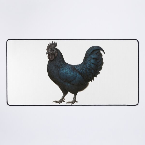 Item preview, Ayam Cemani Rooster designed and sold by AnotherFemaleHuman.