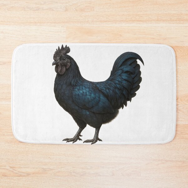 Item preview, Ayam Cemani Rooster designed and sold by AnotherFemaleHuman.