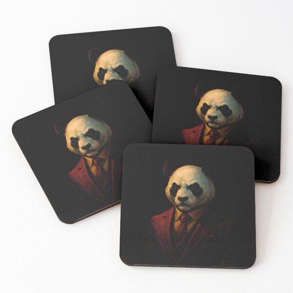 Item preview, Boss Panda in Power Suit Portrait designed and sold by Amr Siam.