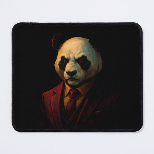 Item preview, Boss Panda in Power Suit Portrait designed and sold by Amr Siam.