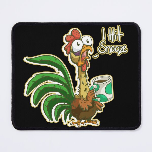 Item preview, Rooster Chicken Coffee Cartoon designed and sold by iduzarts.