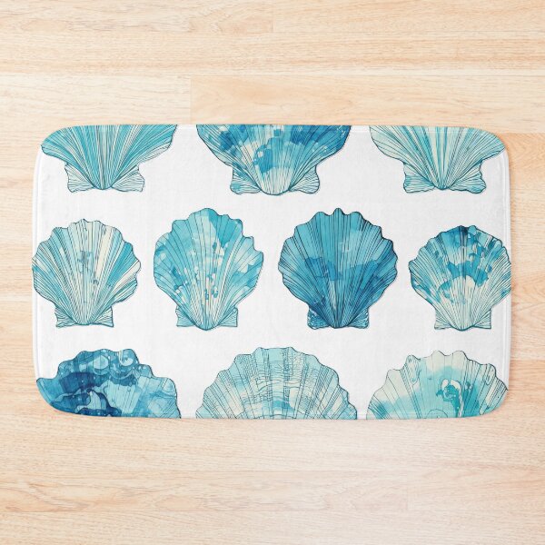 Item preview, Sea shell marine summer nautical Pattern designed and sold by scicilysimonee.