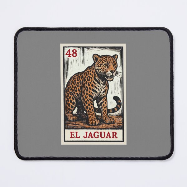 Item preview, Mexican Lottery Card 48 El Jaguar designed and sold by retrographics.