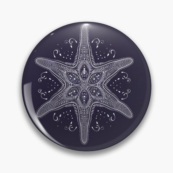 Artikelvorschau, Mandala-Seestern entworfen und verkauft von ArgentoArt.