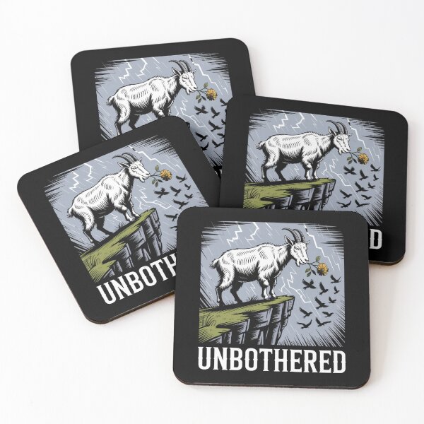 Item preview, Mountain Goat - Unbothered designed and sold by theartfulaspie.
