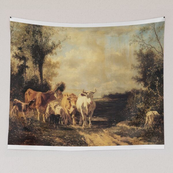 Item preview, Returning From Pasture   Realism by Constant Troyon designed and sold by Jimenezzayy.