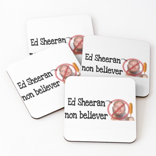 Item preview, Ed Sheeran non believer designed and sold by BrontesWhimsyStore.