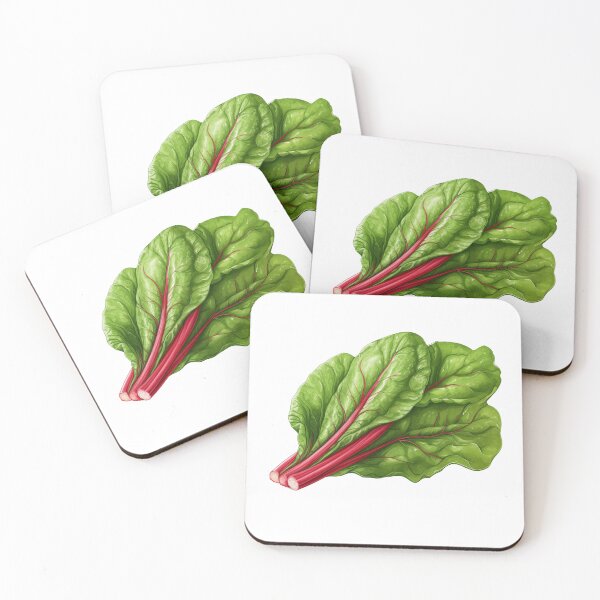 Item preview, Ruby Chard Leaf Duo designed and sold by New-School-Wave.