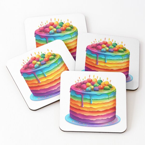 Item preview, Rainbow Layered Sundae Cake designed and sold by New-School-Wave.