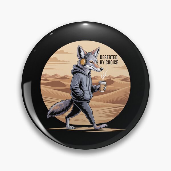 Item preview, Coyote - Deserted by Choice designed and sold by theartfulaspie.