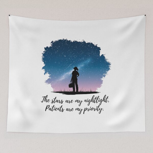 Item preview, The Stars Are My Nightlight, Patients Are My Priority | Forensic Nurse  designed and sold by CuteDesignables.