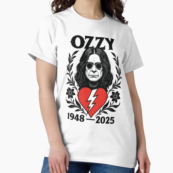 Item preview, Ozzy Osbourne Memorial RIP 1948-2025 Rock Legend Tribute designed and sold by sumikonakano.