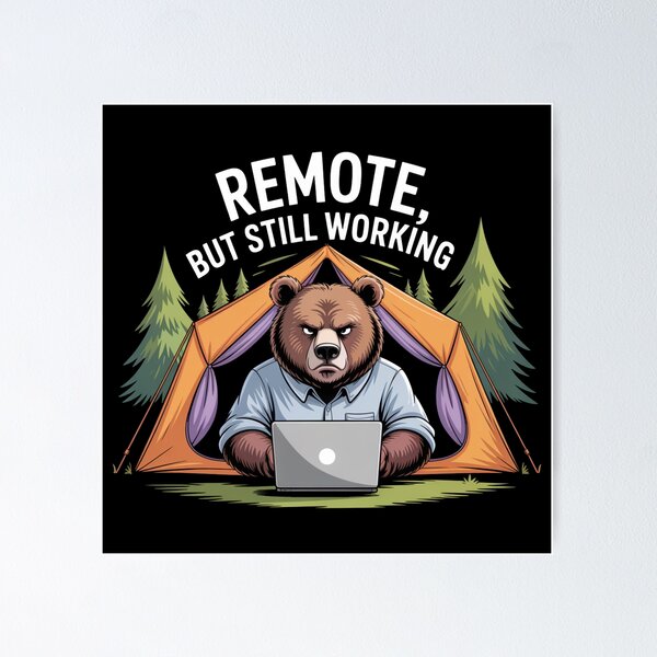 Item preview, Bear - Remote But Still Working designed and sold by theartfulaspie.