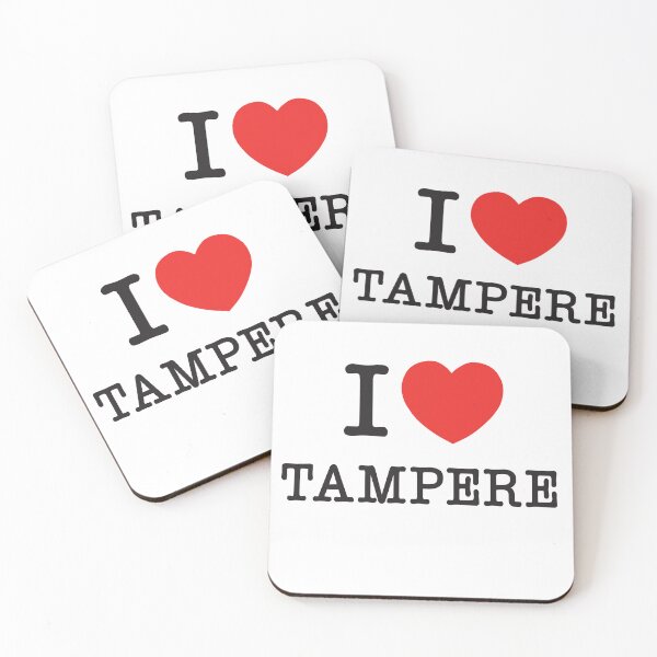 Item preview, City Pride Quote | I Love Tampere | Finnish Urban Charm | Vibrant Nordic Culture Vibes designed and sold by PaintedPixels01.