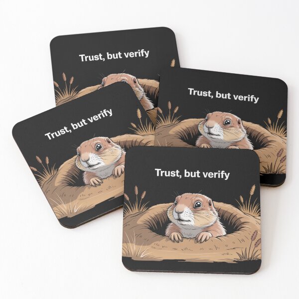 Item preview, Prairie Dog - Trust But Verify designed and sold by theartfulaspie.