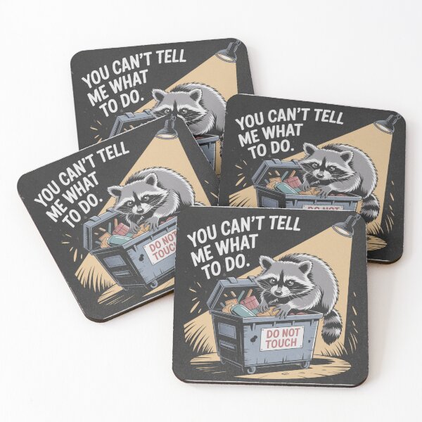 Item preview, Raccoon - You Can't Tell Me What To Do designed and sold by theartfulaspie.