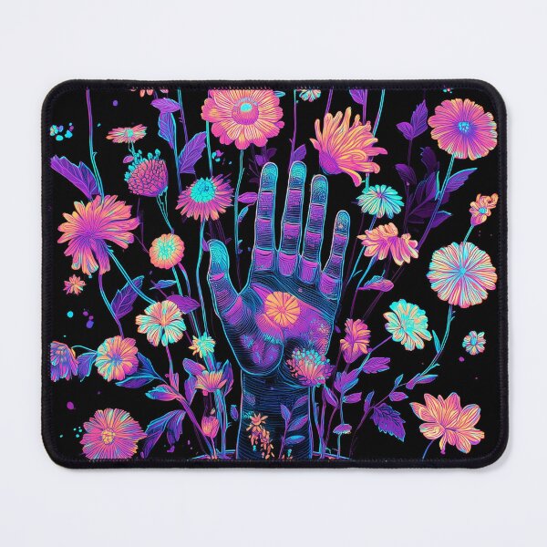 Item preview, Let's Grow - UV Reactive Floral designed and sold by RottingDreams.